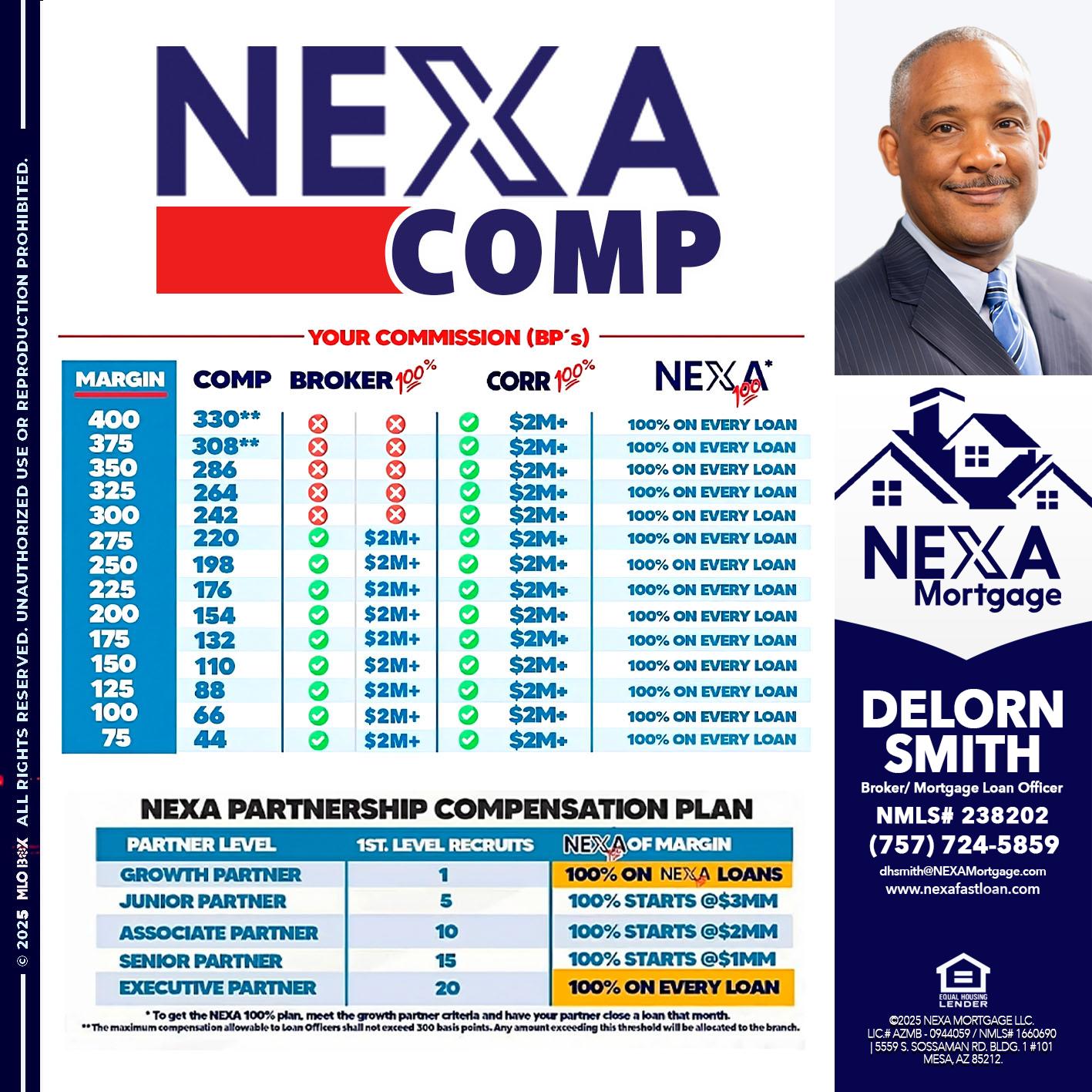 NEXA COMP - Delorn Smith -Broker/ Mortgage Loan Officer