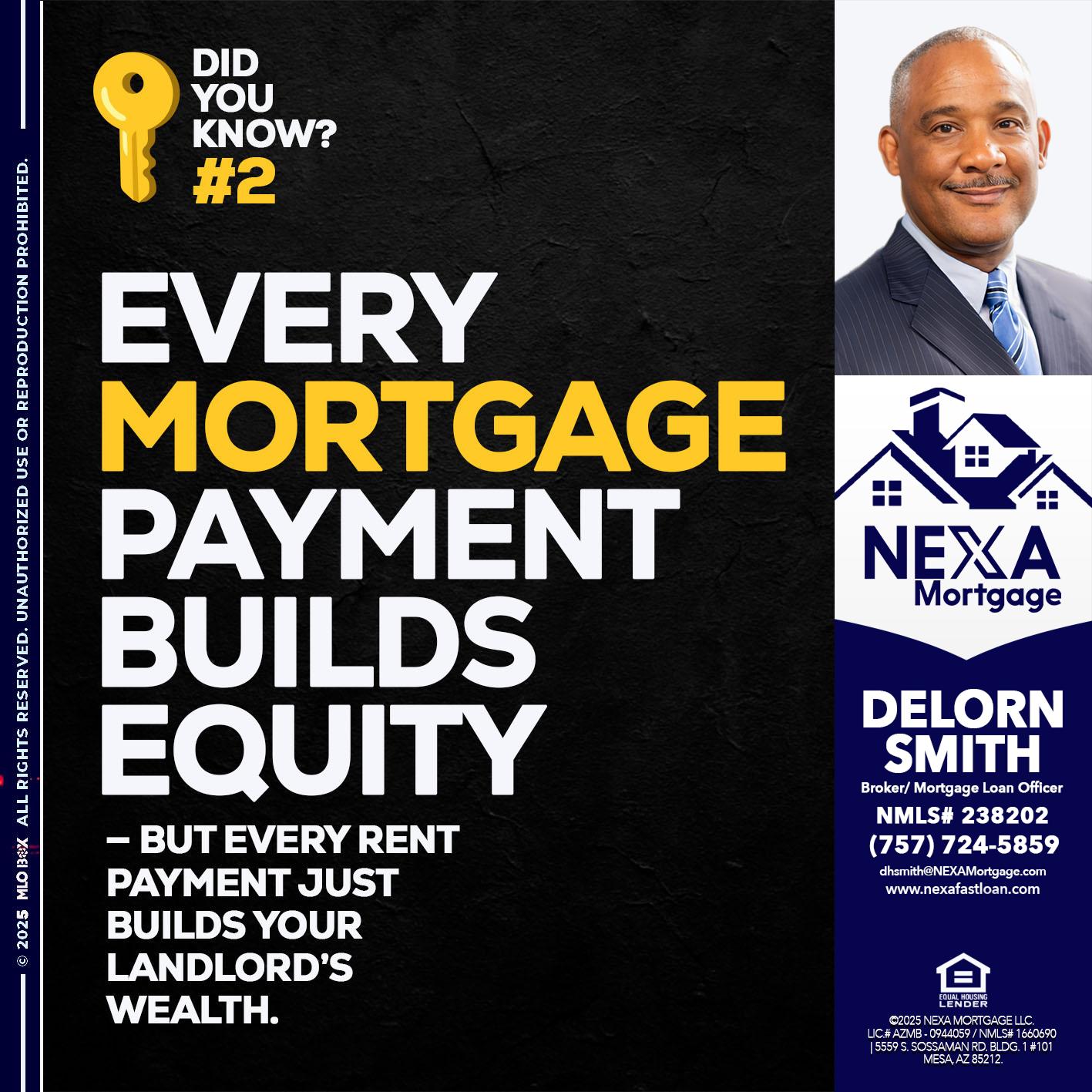 DID YOU KNOW? - Delorn Smith -Broker/ Mortgage Loan Officer