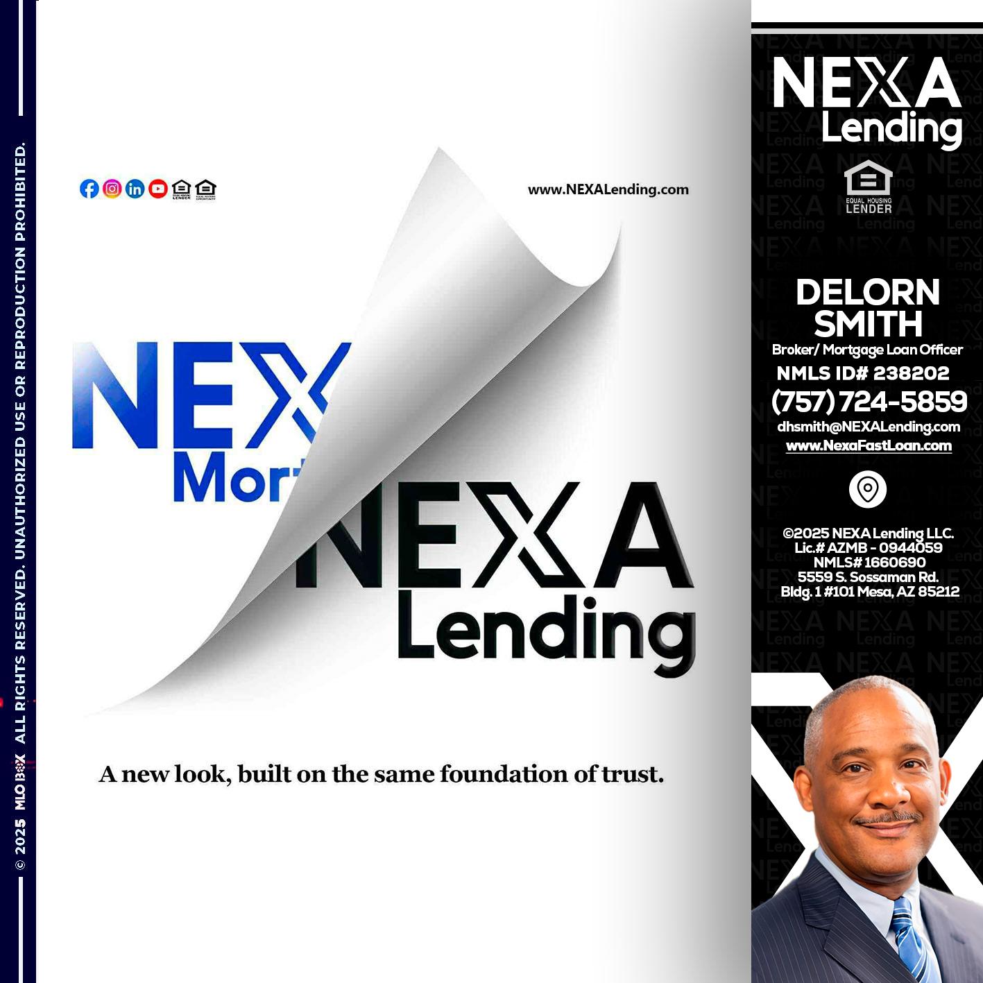 NEXA LENDING - Delorn Smith -Broker/ Mortgage Loan Officer