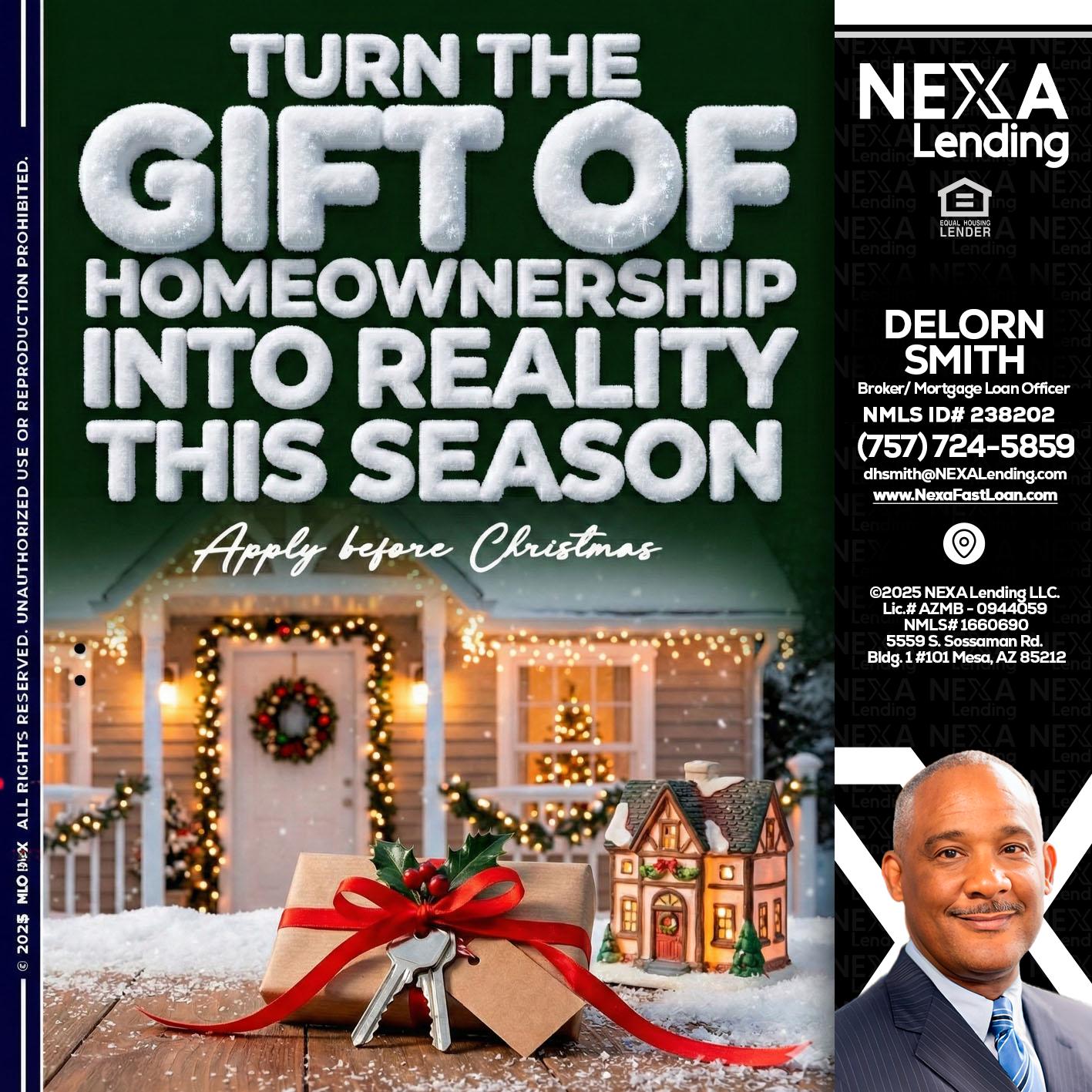 TURN GIFTS - Delorn Smith -Broker/ Mortgage Loan Officer