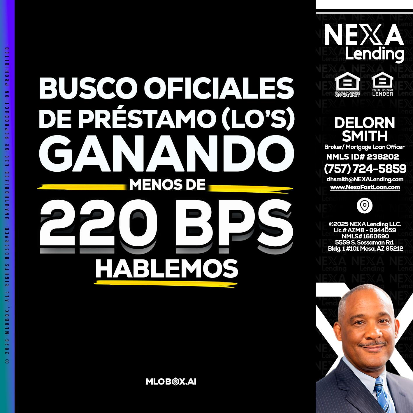 BUSCO OFICIALES - Delorn Smith -Broker/ Mortgage Loan Officer