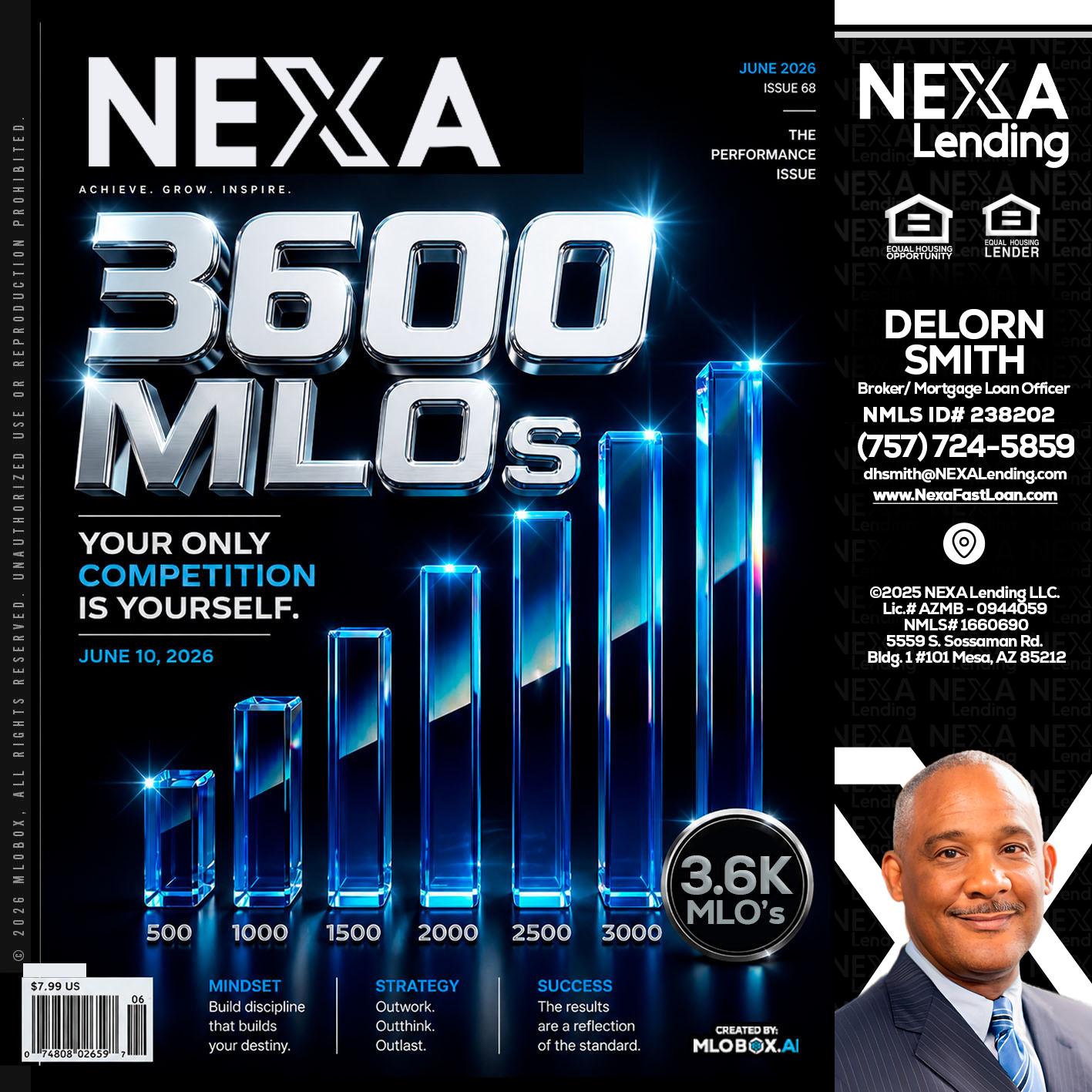 3600 MLOs - Delorn Smith -Broker/ Mortgage Loan Officer