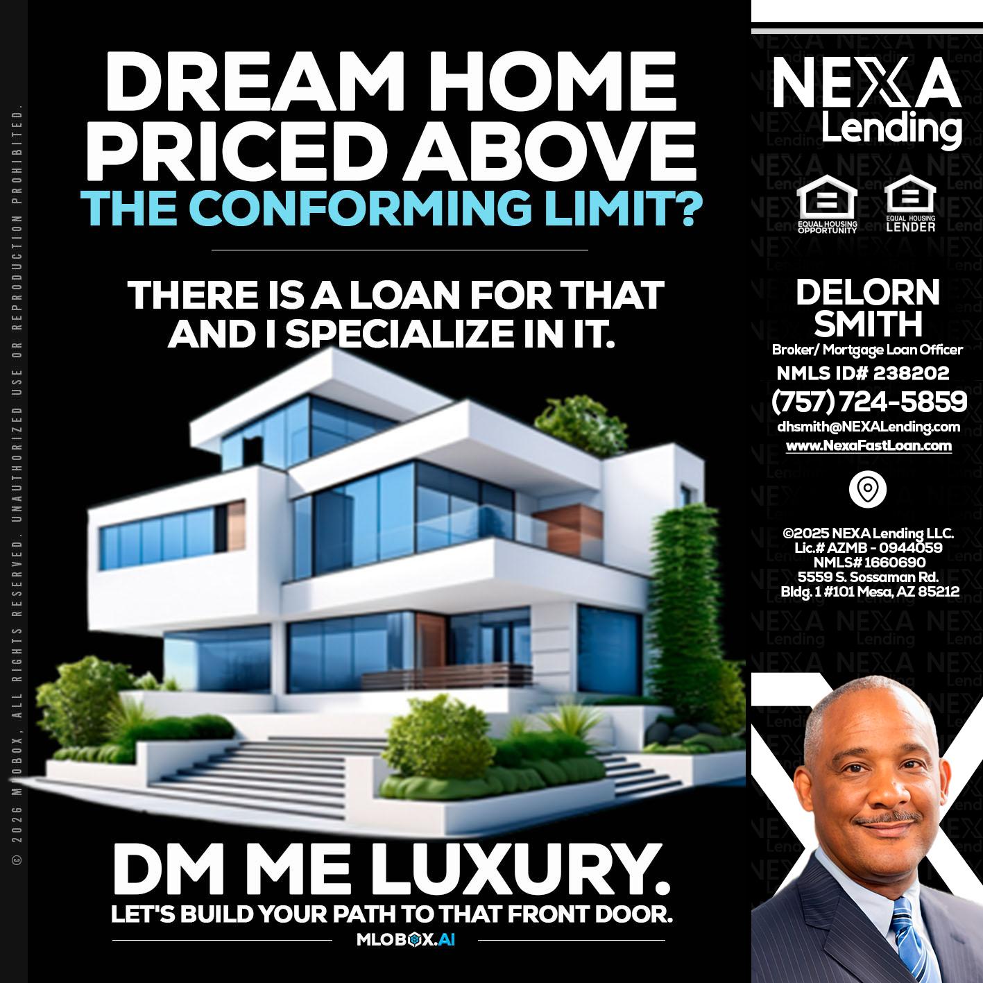 DREAM HOME - Delorn Smith -Broker/ Mortgage Loan Officer
