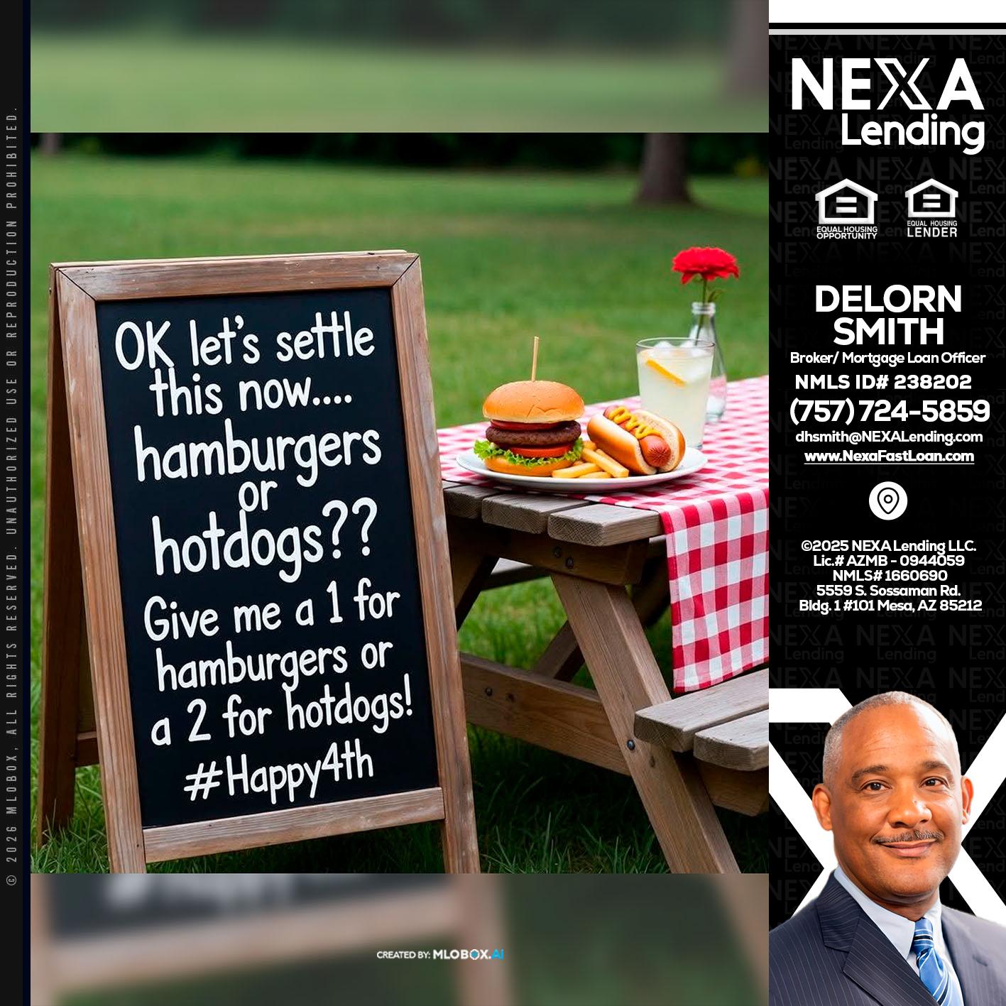 let settle this - Delorn Smith -Broker/ Mortgage Loan Officer